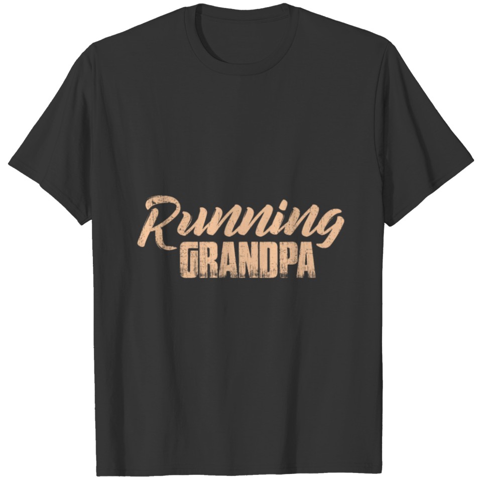 Running Grandpa | Runners Grandfather Men Jogger T-shirt