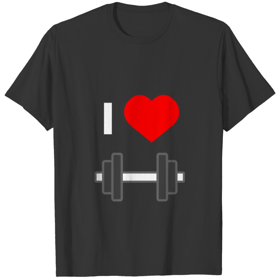 Dumbbell Athletes Gym T-shirt