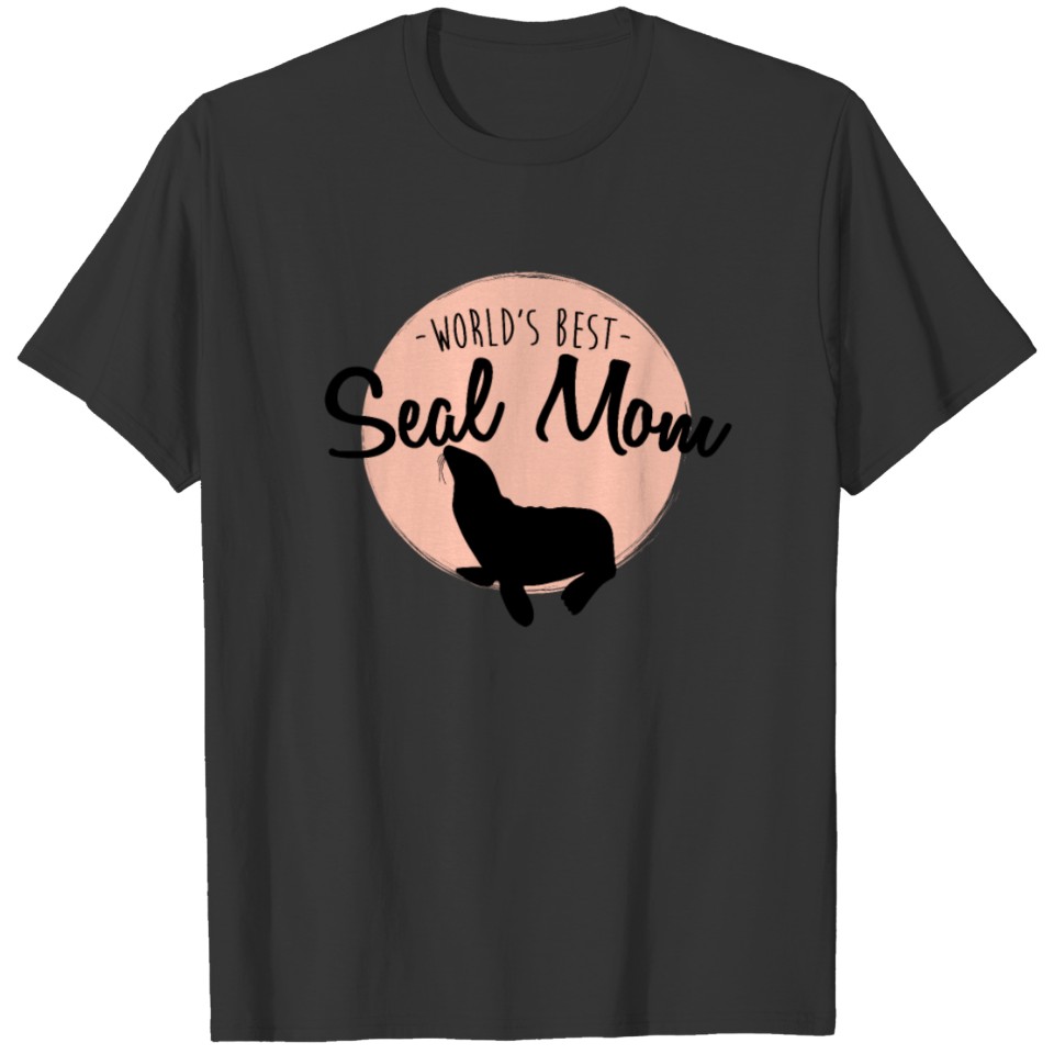 Worlds Best Seal Mom T Shirts