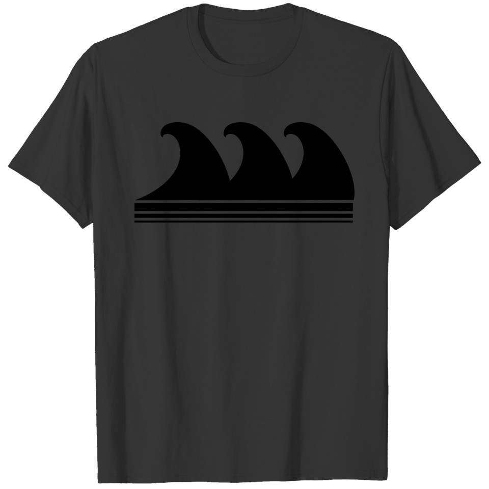 Waves - BLACK T-shirt