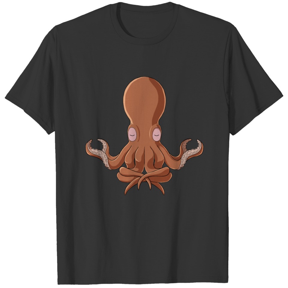 Meditation Octopus Kraken Cthulhu Diver Gift T-shirt