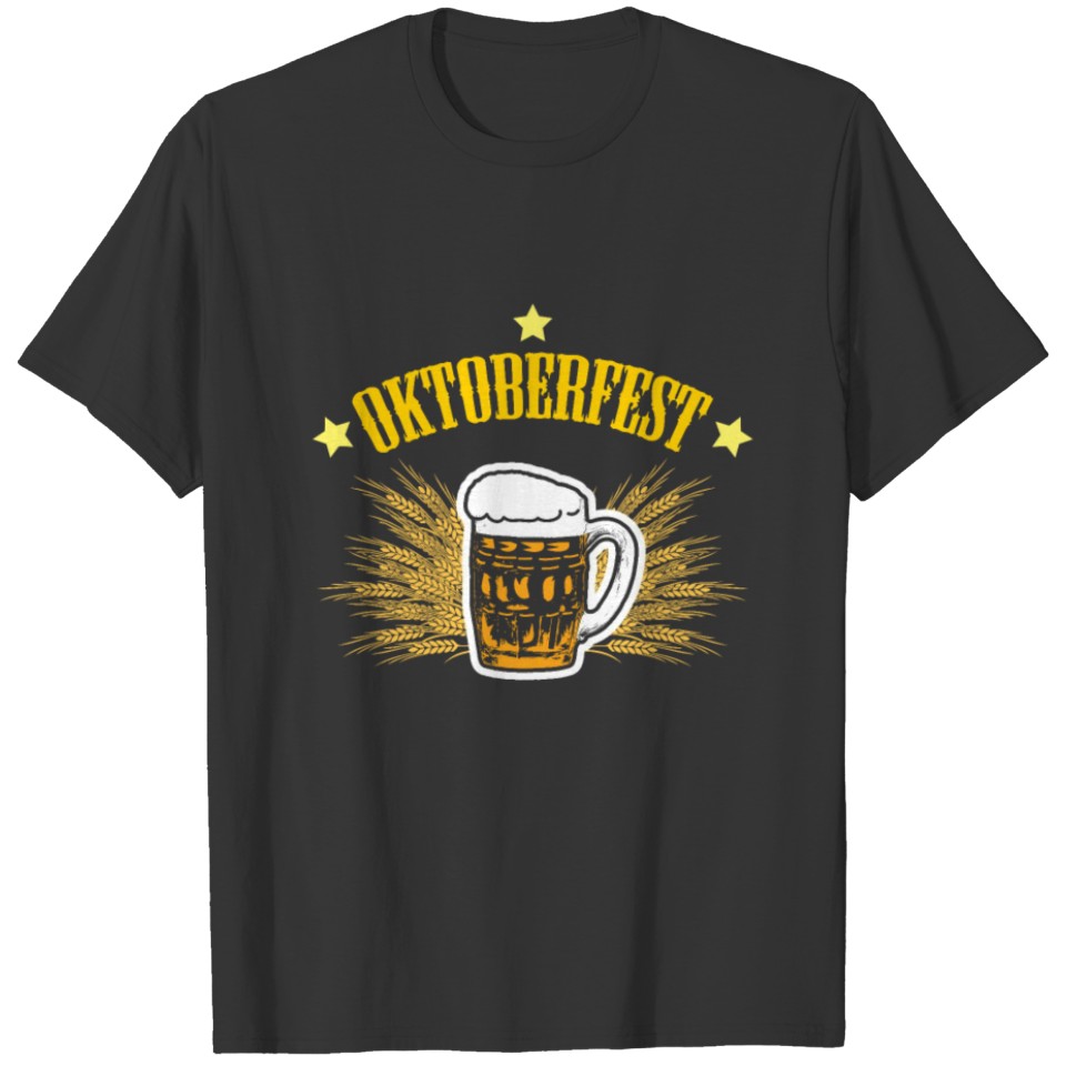 Cheers Beer Oktoberfest Hops T-shirt
