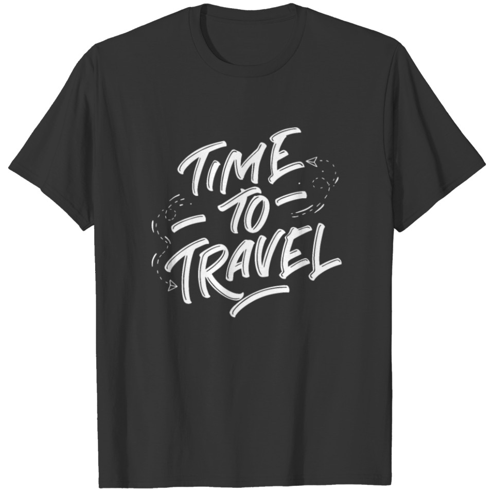 Time to Travel Time to Travel Adventure Backpack T-shirt