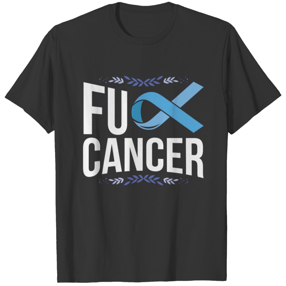 Prostate Cancer Awareness Support Rehab Light Blue T-shirt