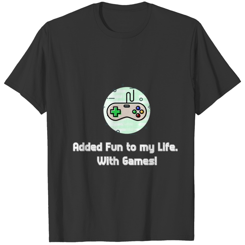 Gamer Design. Joystick Gaming Gamepad Gaming Geek T-shirt