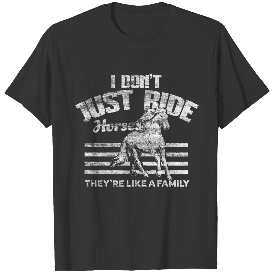 Horse riding family T Shirts