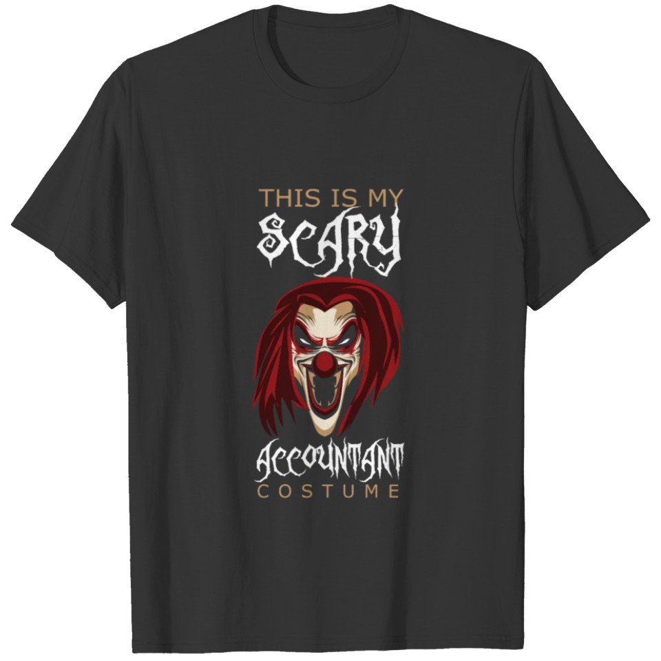This Is My Scary Accountant Costume T-shirt