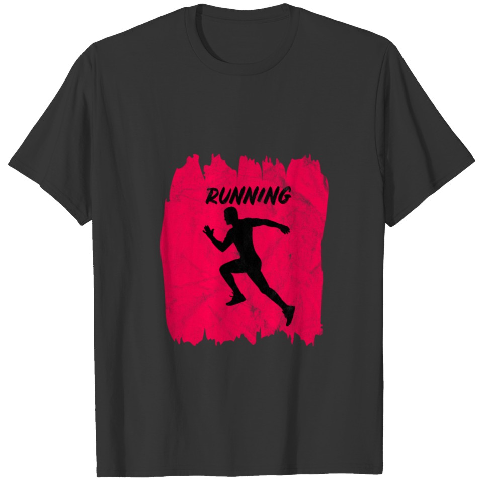 Running Jogging Sports Runner Marathon Athletics T-shirt