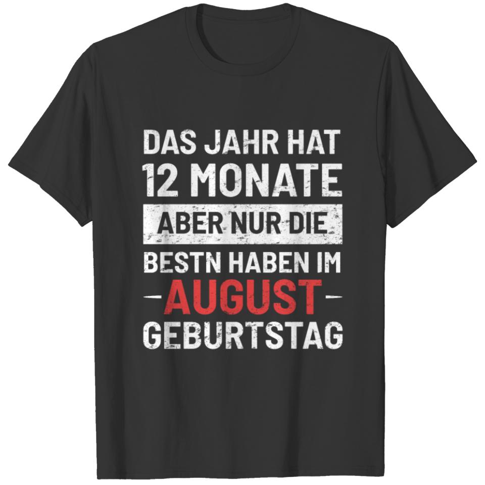 August Celebrant Birthday Party T-shirt