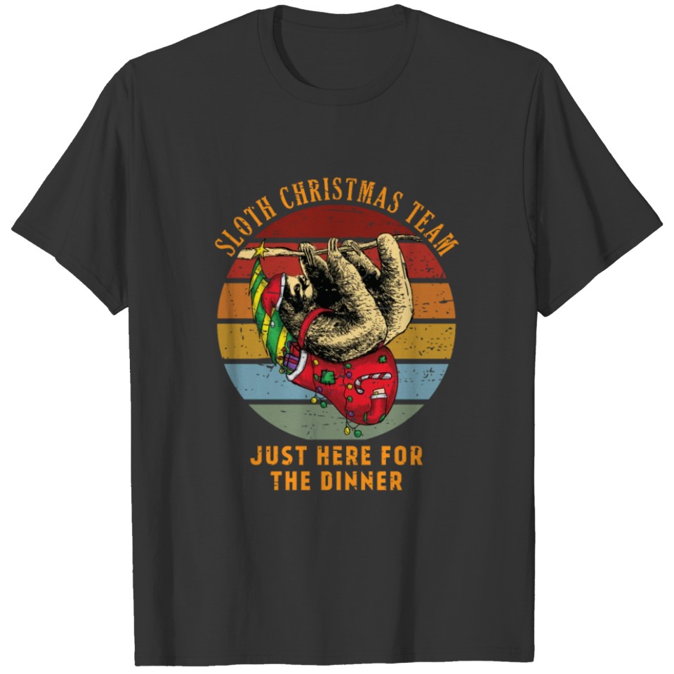 Christmas Sloth team T-shirt