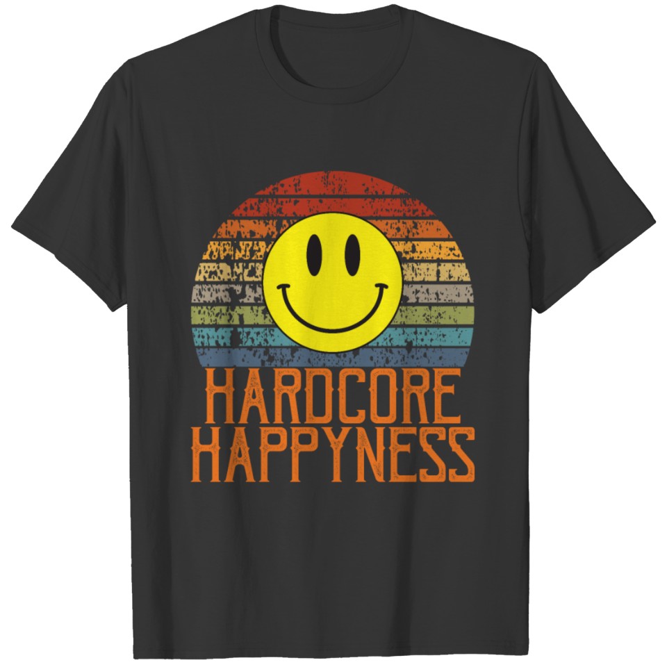Happy Acid Smile Techno 90s Retro Gift T-shirt