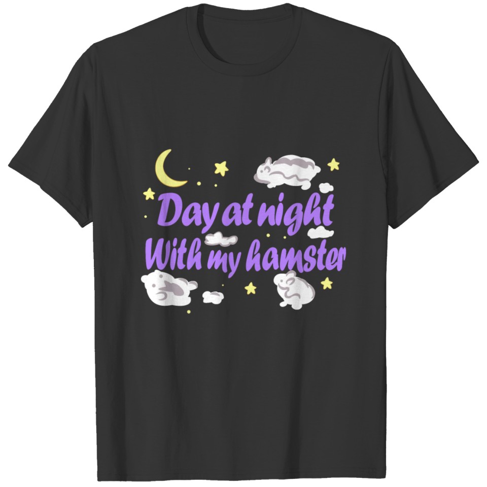 Day at Night Hamster T-shirt