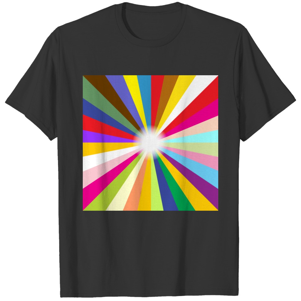 Bright Ray Background T-shirt