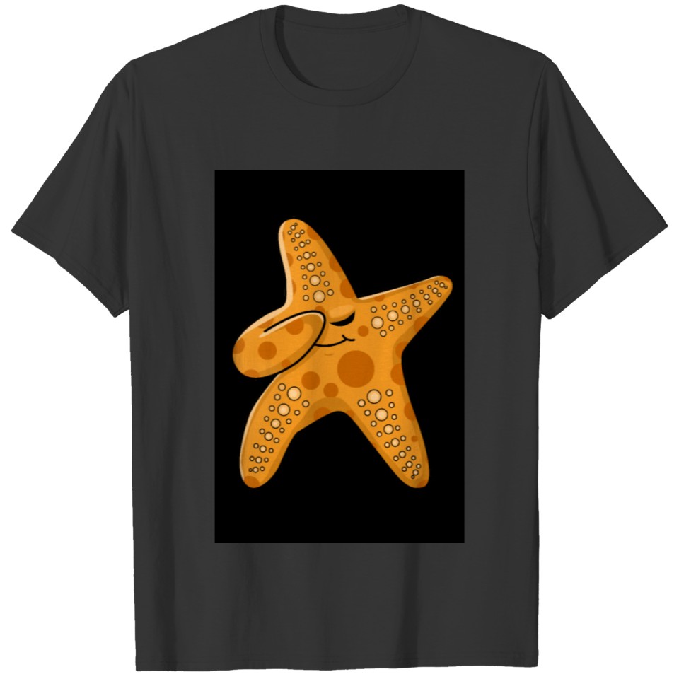 Dabbing Starfish Sea Star Beach Dab Dance T-shirt