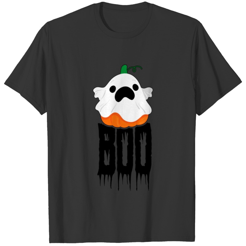 Halloween Pumpkin Boo Horror Scary T-shirt