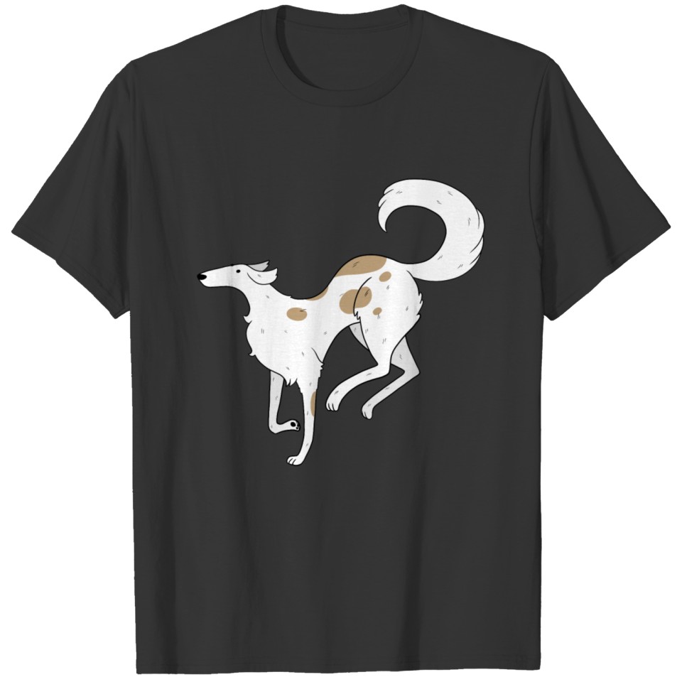 Jumping dog T-shirt