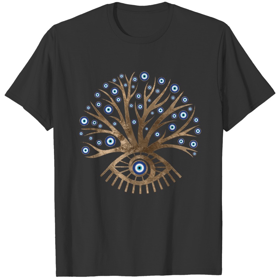 Greek Eye Tree - Mati Mataki T-shirt