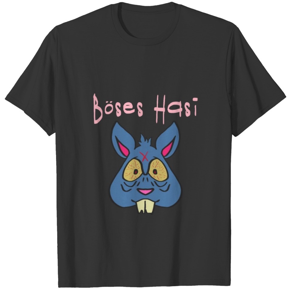 Halloween Gift Evil Hasi Rabbit T-shirt