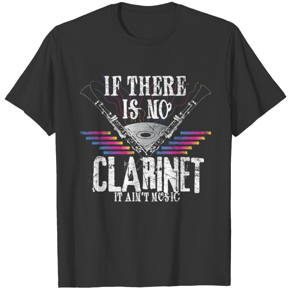 Clarinet music T-shirt