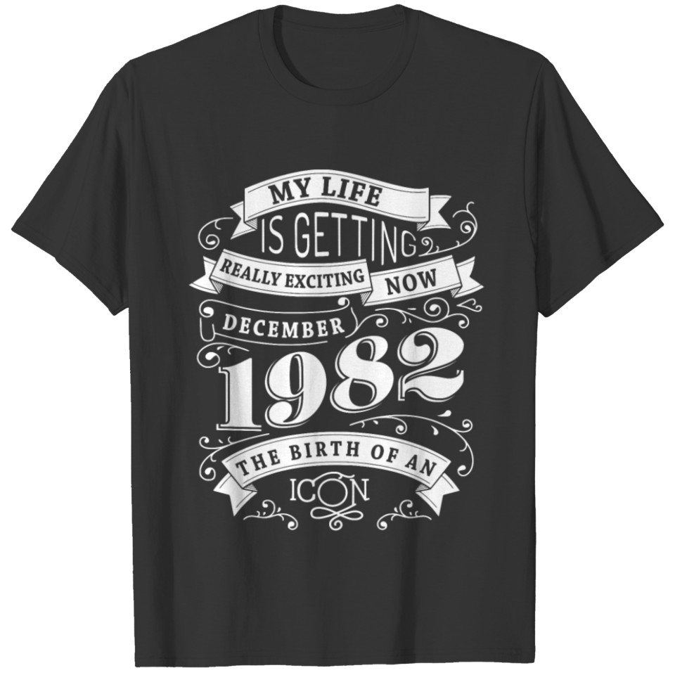 December 1982 The birth of an icon T-shirt