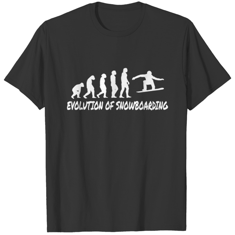 Evolution of Snowboarding Shirt T-shirt