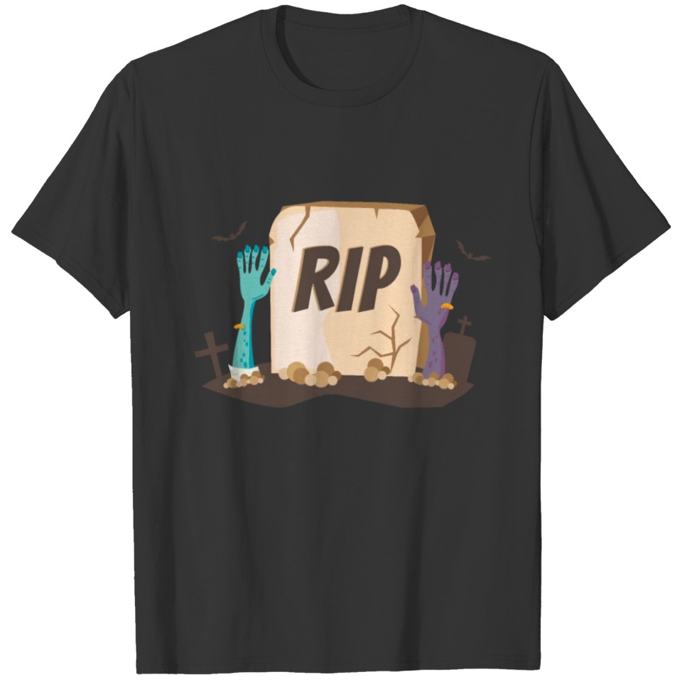 Halloween Design for grave Lovers T-shirt