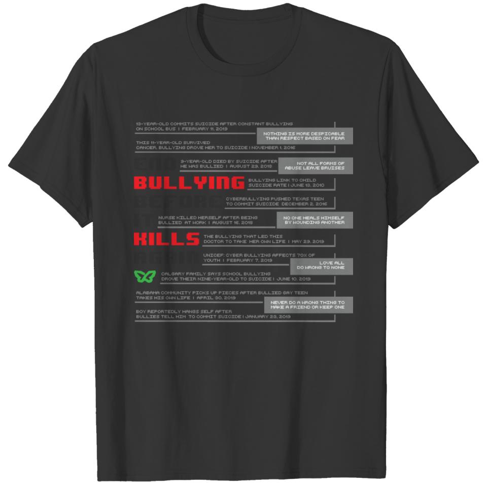 End Bullying Before It Kill Again T-shirt
