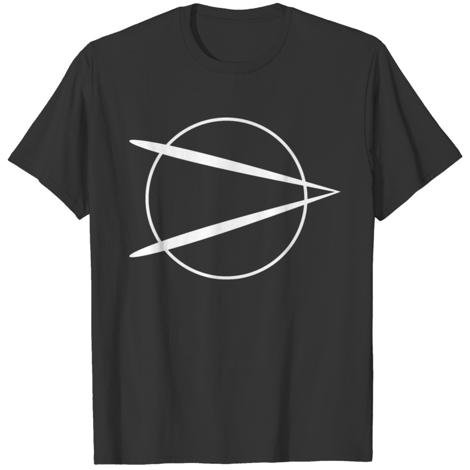 circle design white T Shirts
