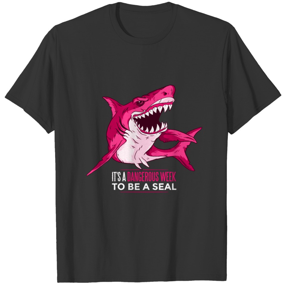 Great White Shark. Dangerous. Seal Seal T Shirts
