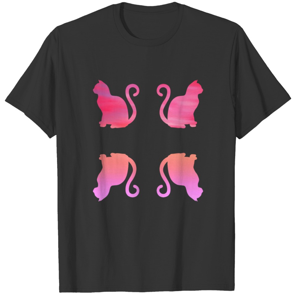 Lovely Cats Design Cat animal T-shirt