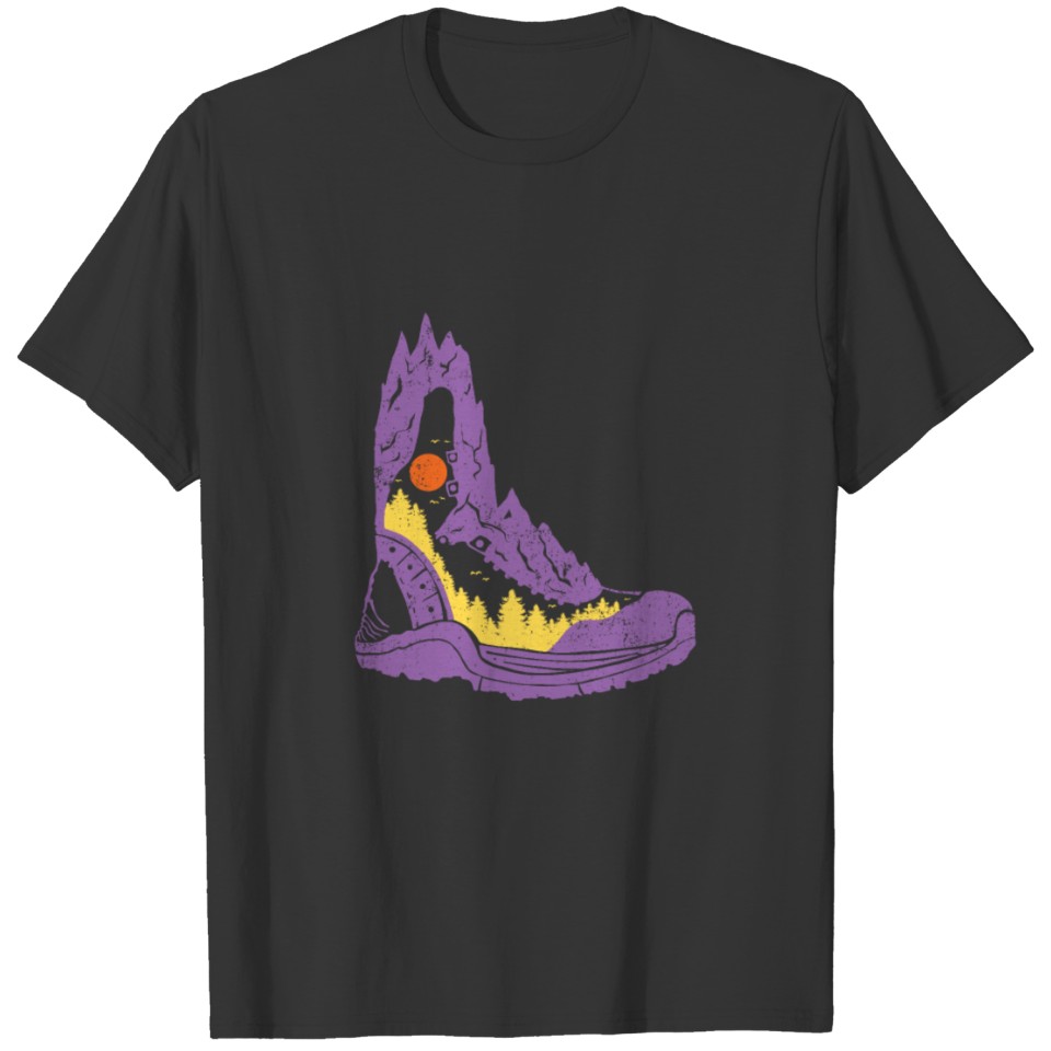 Hike Nature Girl Survival Shoe Forest Mountain T-shirt