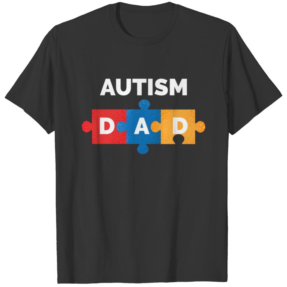 Autism Design for Autism Dad Lovers T-shirt