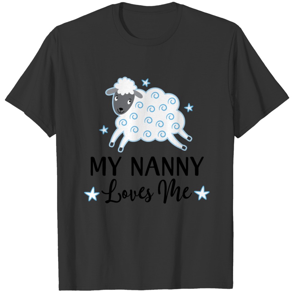 Nanny Loves Me Lamb T-shirt