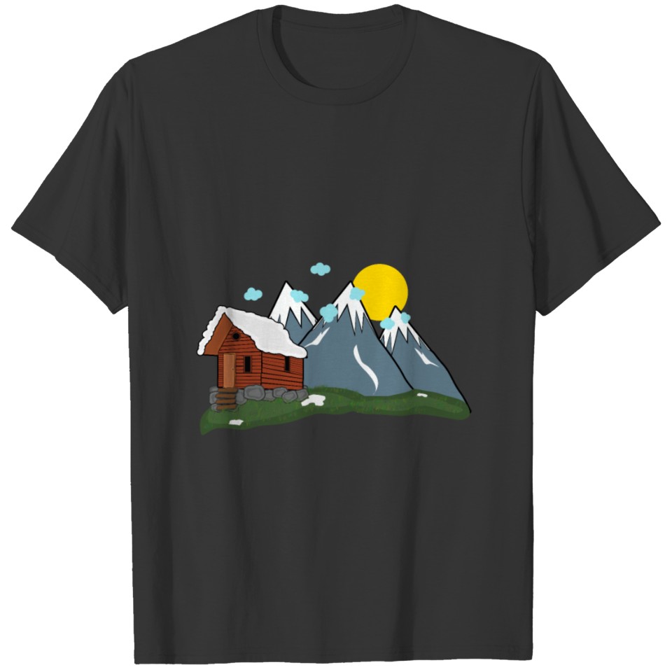 house in the mountain T Shirts