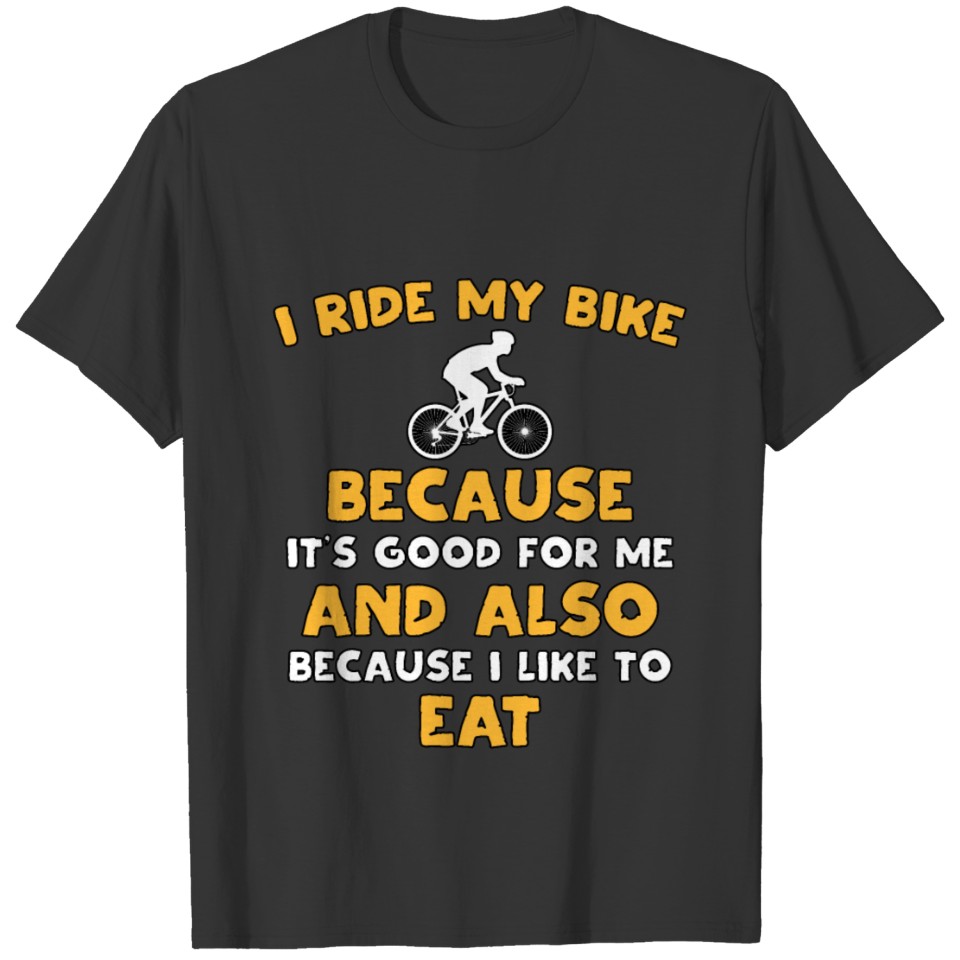 I Ride My Bike National Trails Day Bike Trail T Shirts