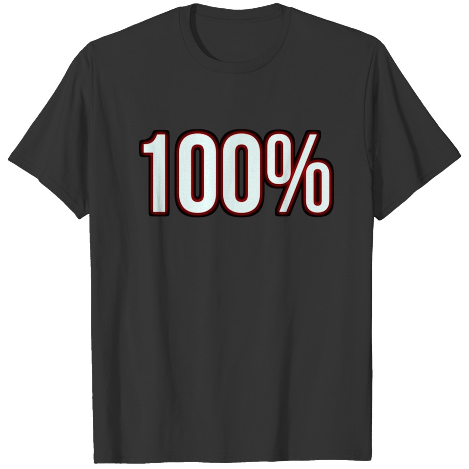 100 Percent White J T-shirt