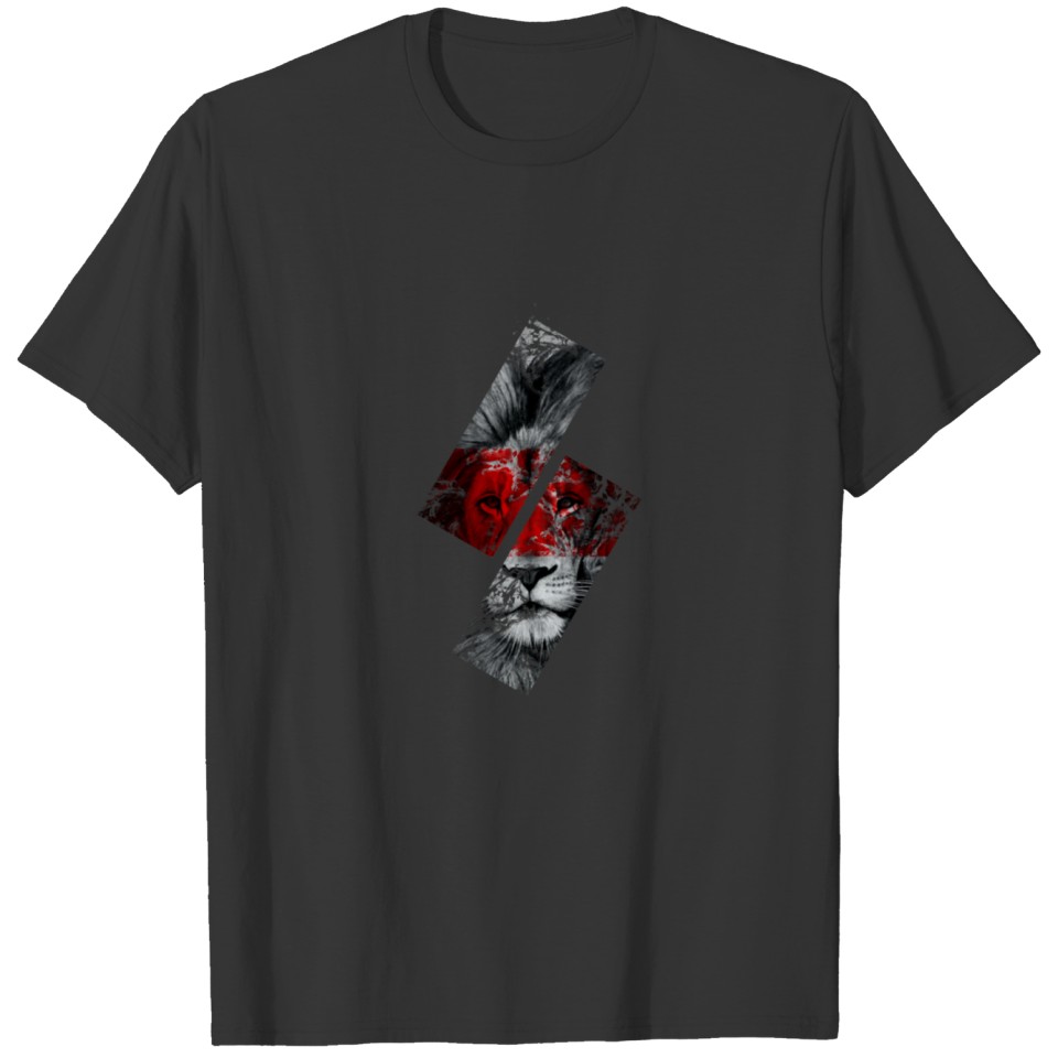 lion form red T Shirts