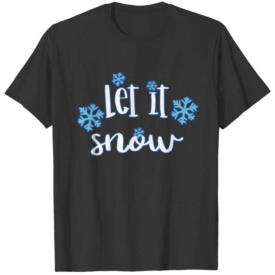 Christmas snow T-shirt