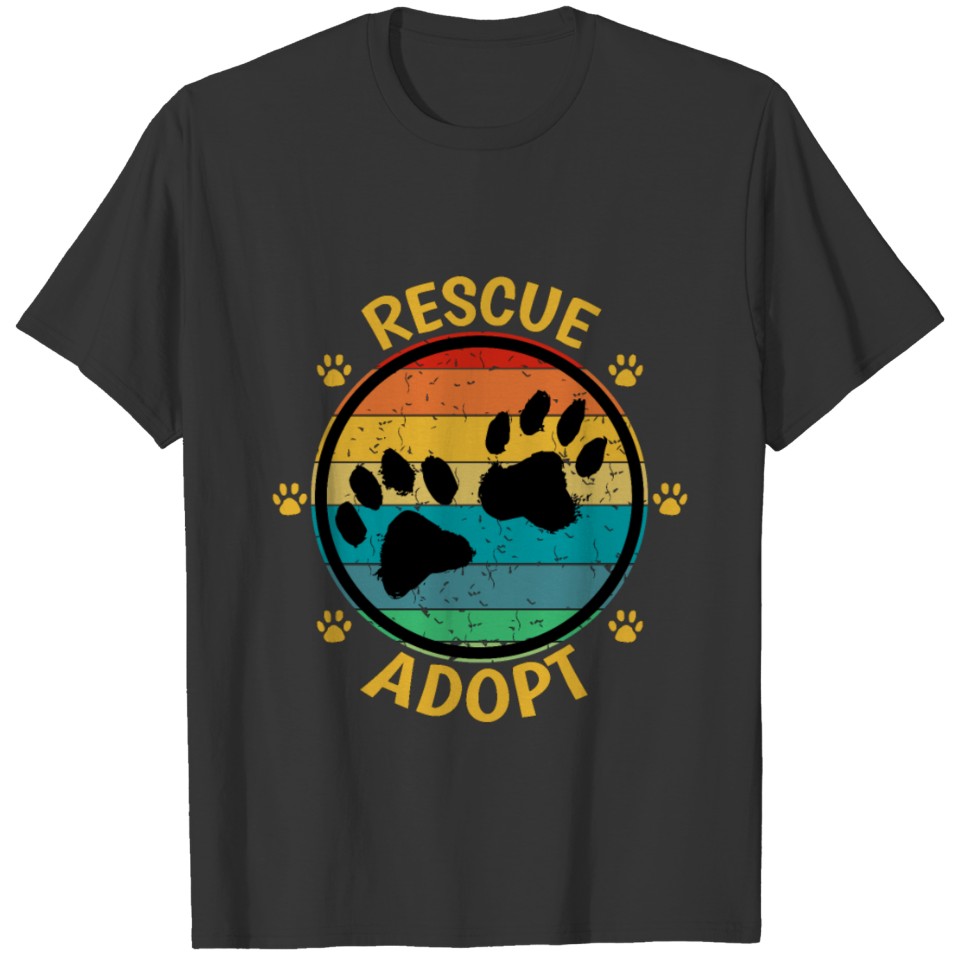 Pets Adoption Apparel Rescue Adopt Love T-shirt