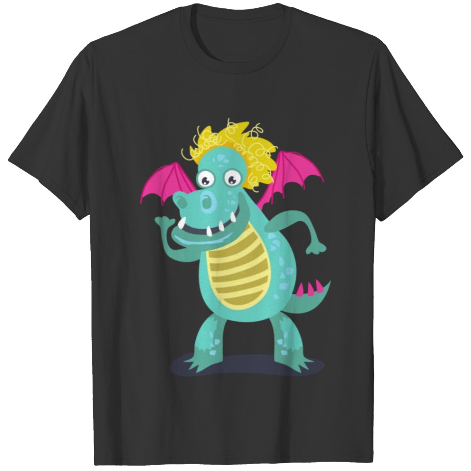 Cute Green Monster T-shirt