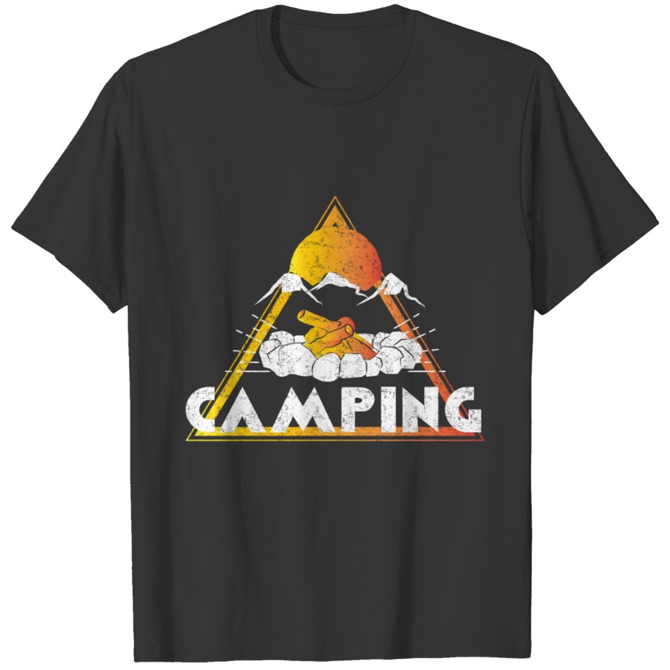 Camping campfire gift idea T-shirt