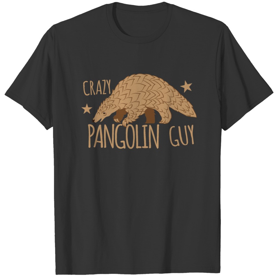 Crazy pangolin guy T-shirt