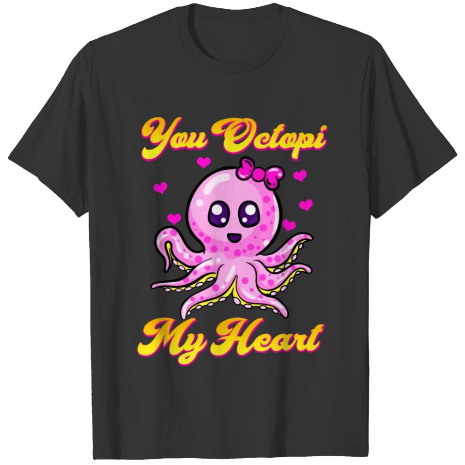 You Octopi My Heart Adorable Baby Octopus Pun T-shirt