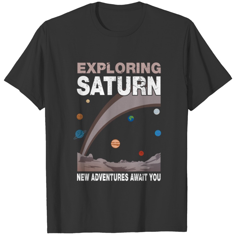 Saturn Colony Civilization T-shirt