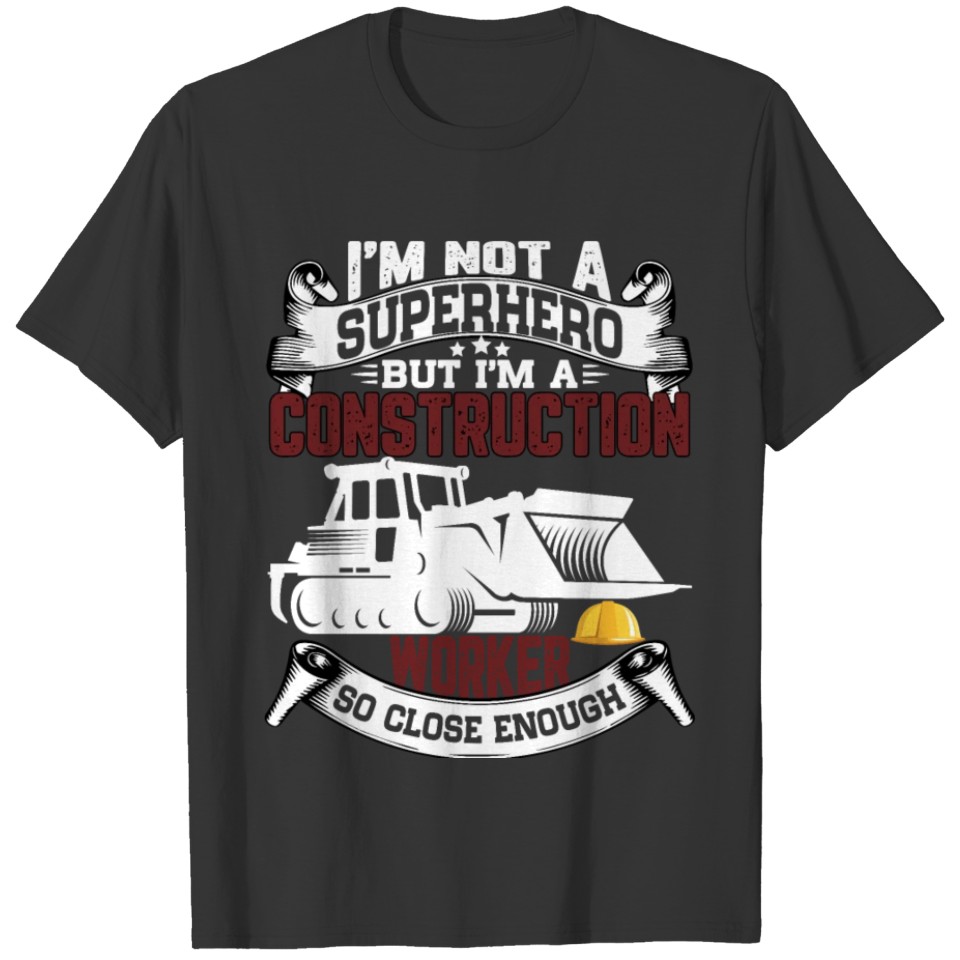 Construction Worker Motive T Shirt 17 T-shirt