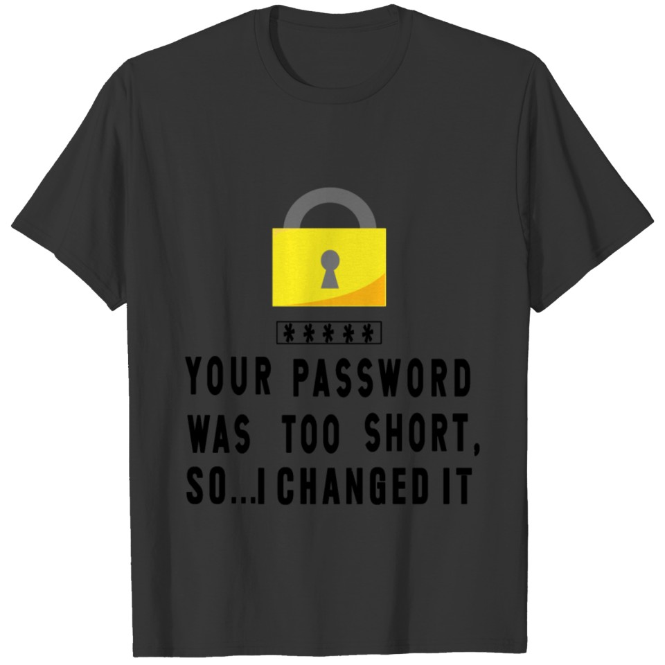Hackers Password T-shirt