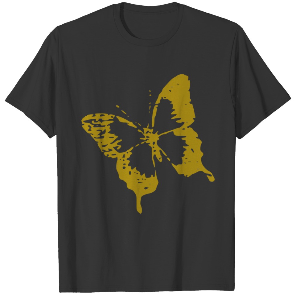 Butterfly gold T-shirt