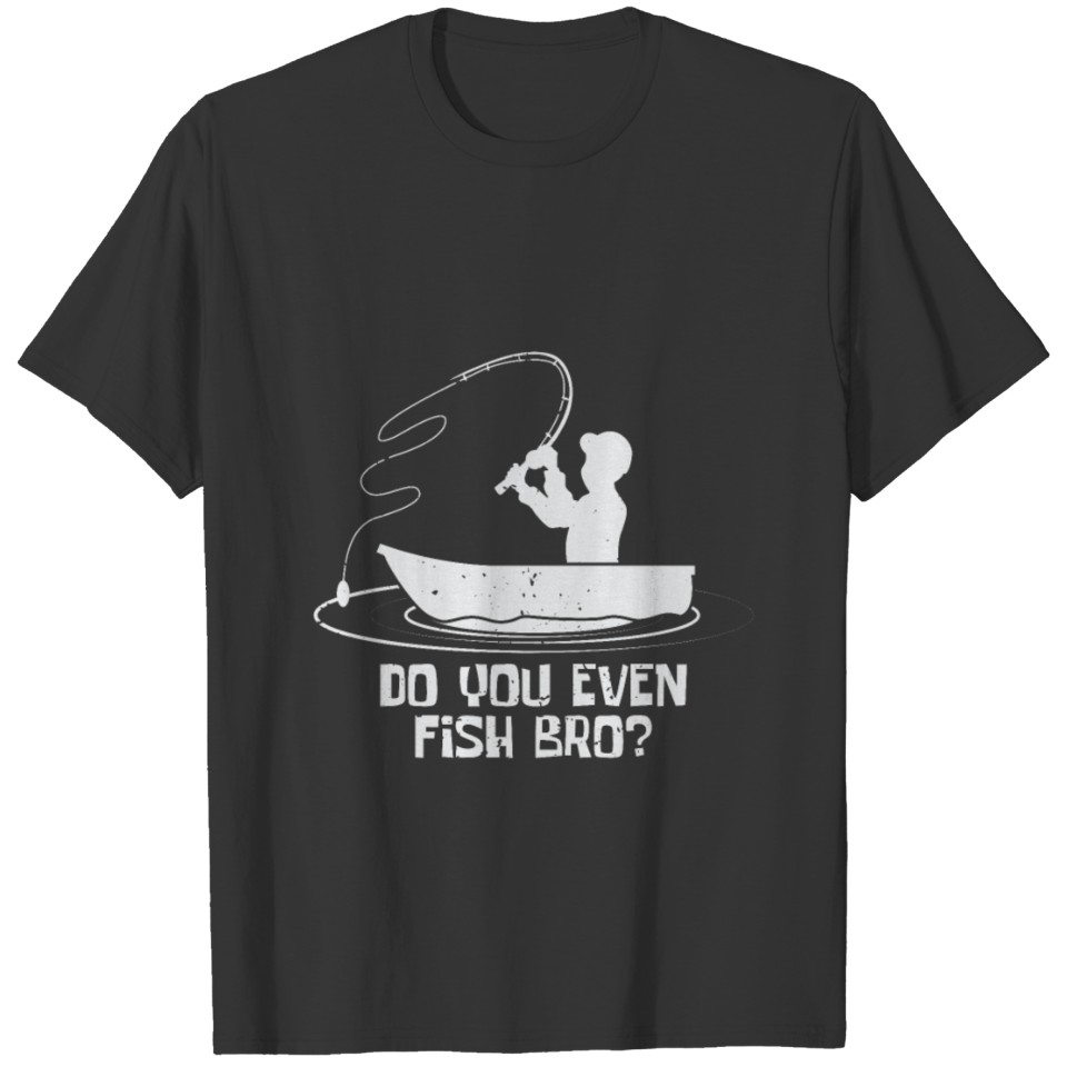 Fishing Fish Funny Boat Sea Lake Food Gift T-shirt