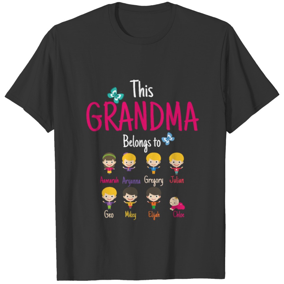 This Grandma belongs to Aamarah Aryanna Gregory Ju T-shirt