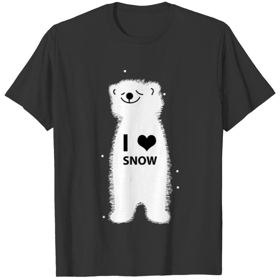Icebear - I love Snow T-shirt